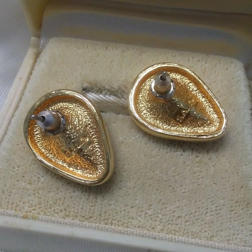 VTG SWAROVSKI Crystal Earrings SIGNED SAL